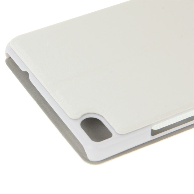 Crazy Horse Texture Horizontal Flip Solid Color Leather Case with Call Display ID & Magnetic Closure & Holder for Huawei P8