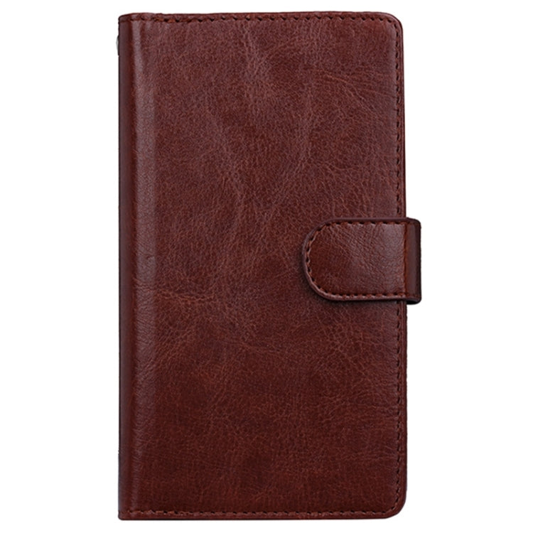 Multifunctional Crazy Horse Texture Horizontal Flip Solid Color Leather Case with Nine Card Slots & Wallet for LG G4 / H815