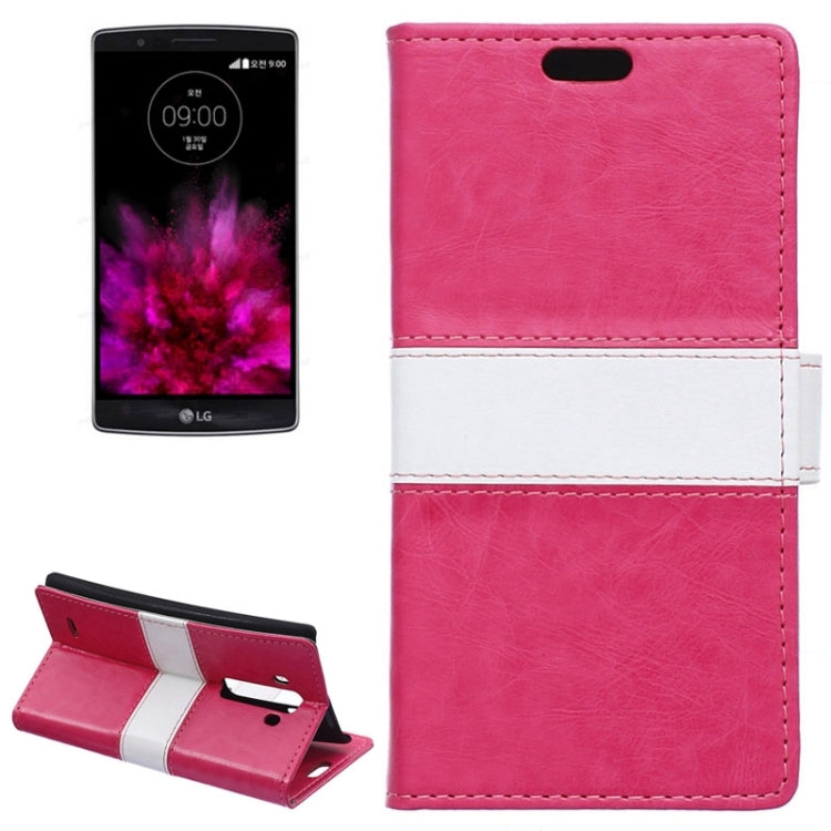 Color Matching Flip Leather Case with Holder & Card Slots & Wallet for LG G Flex2 / F510L