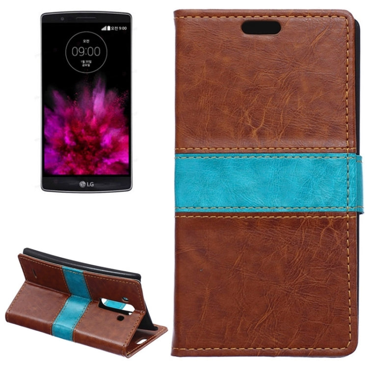 Color Matching Flip Leather Case with Holder & Card Slots & Wallet for LG G Flex2 / F510L