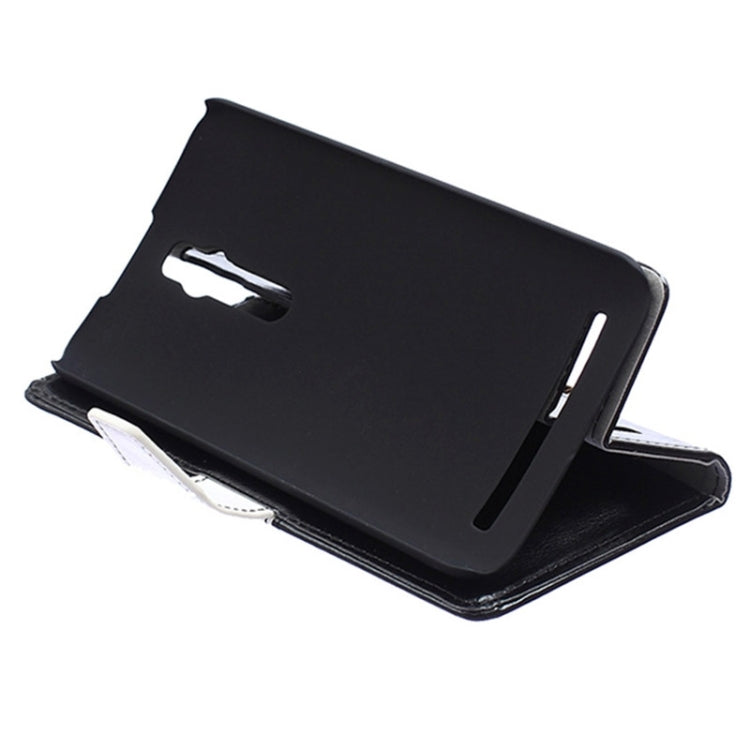 Color Matching Flip Leather Case with Holder & Card Slots & Wallet for ASUS Zenfone 2