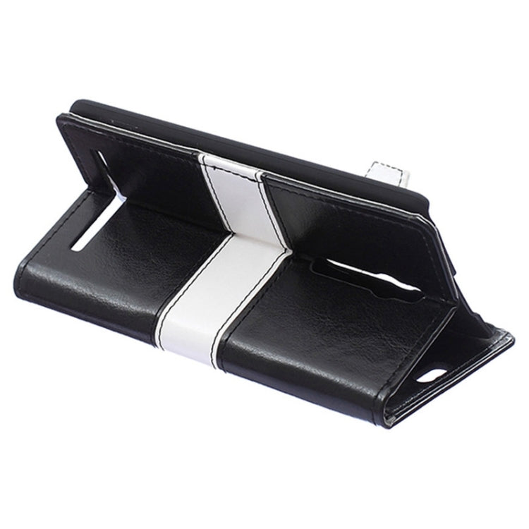 Color Matching Flip Leather Case with Holder & Card Slots & Wallet for ASUS Zenfone 2