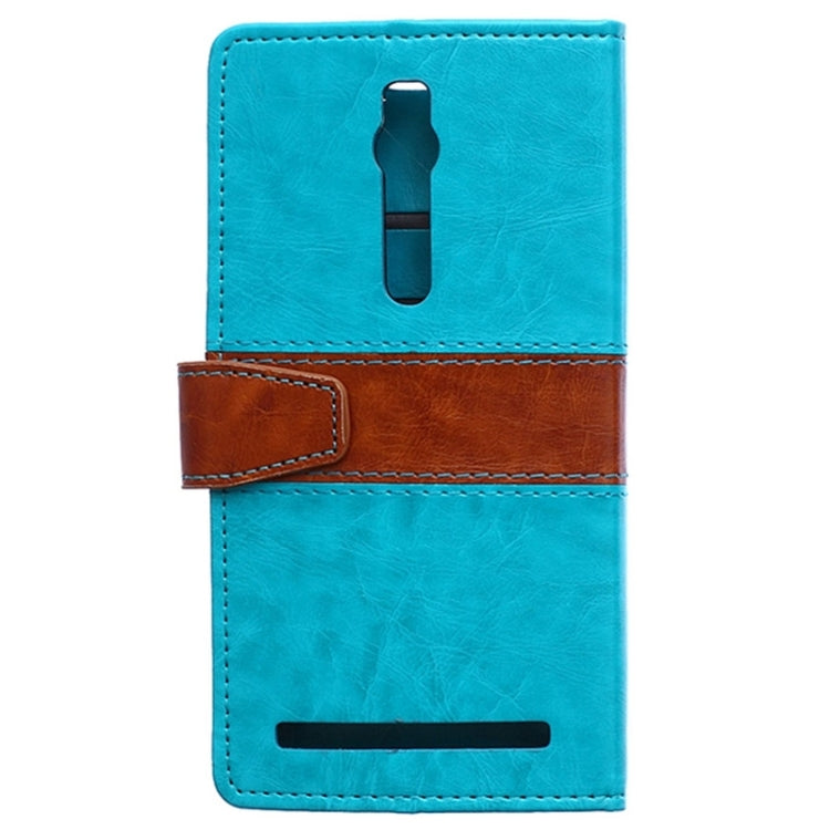 Color Matching Flip Leather Case with Holder & Card Slots & Wallet for ASUS Zenfone 2