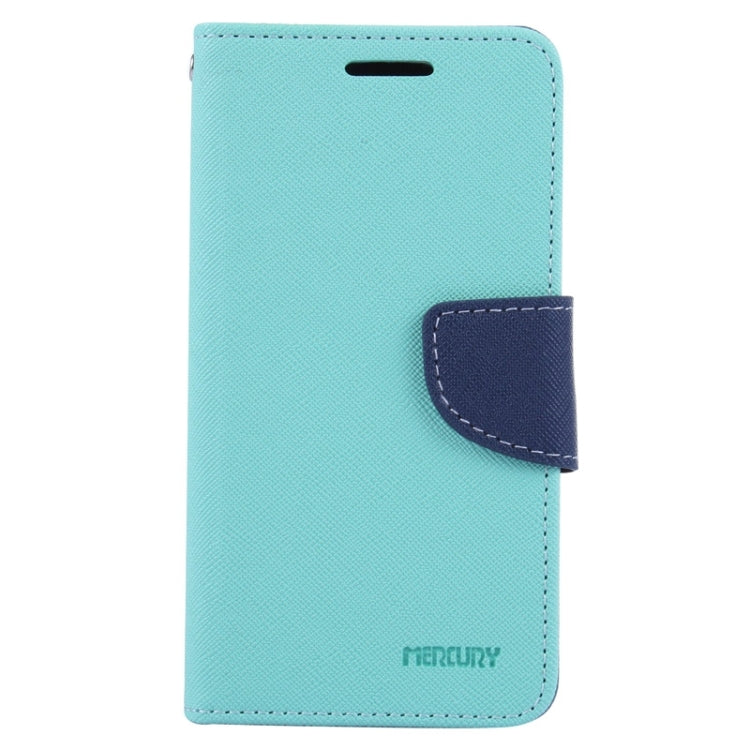 MERCURY Cross Texture Contrast Color Style Leather Case with Holder & Card Slots & Wallet for Sony Xperia E3