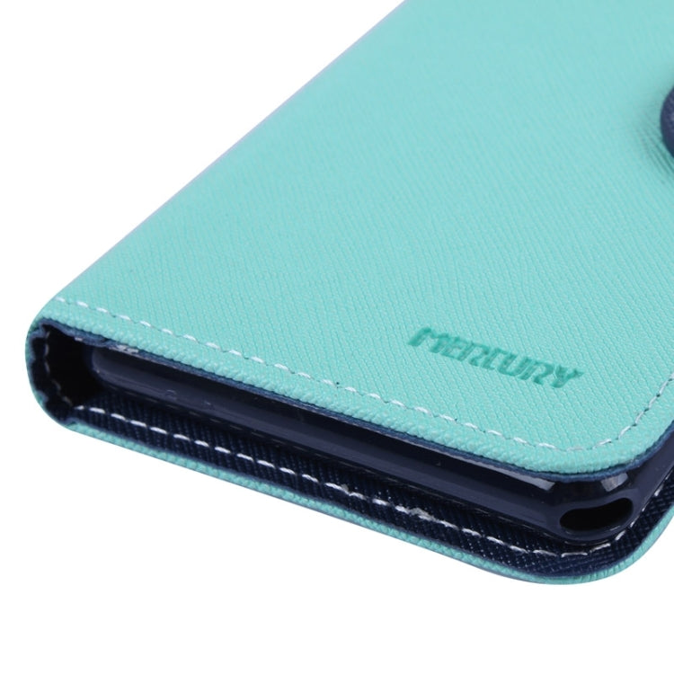 MERCURY Cross Texture Contrast Color Style Leather Case with Holder & Card Slots & Wallet for Sony Xperia E3