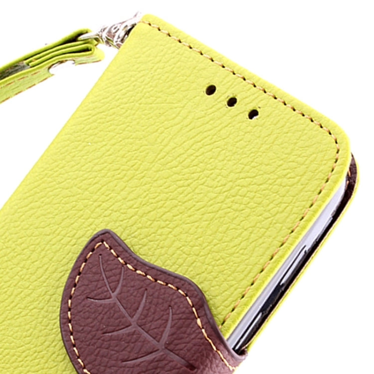 Leaf Magnetic Snap Litchi Texture Horizontal Flip Leather Case with Card Slots & Wallet & Holder & Lanyard for Motorola Moto E / XT1021