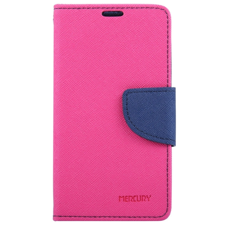 MERCURY Cross Texture Contrast Color Style Leather Case with Holder & Card Slots & Wallet for Sony Xperia Z1 Compact