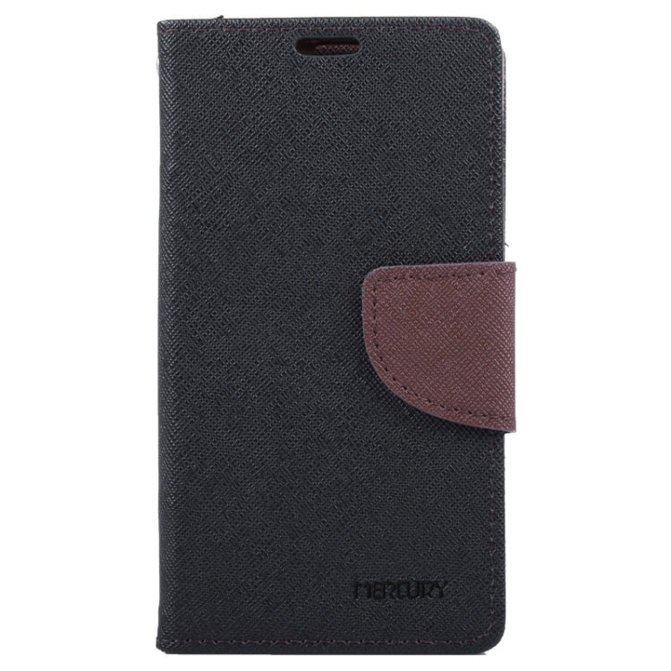 MERCURY Cross Texture Contrast Color Style Leather Case with Holder & Card Slots & Wallet for Sony Xperia Z1 Compact