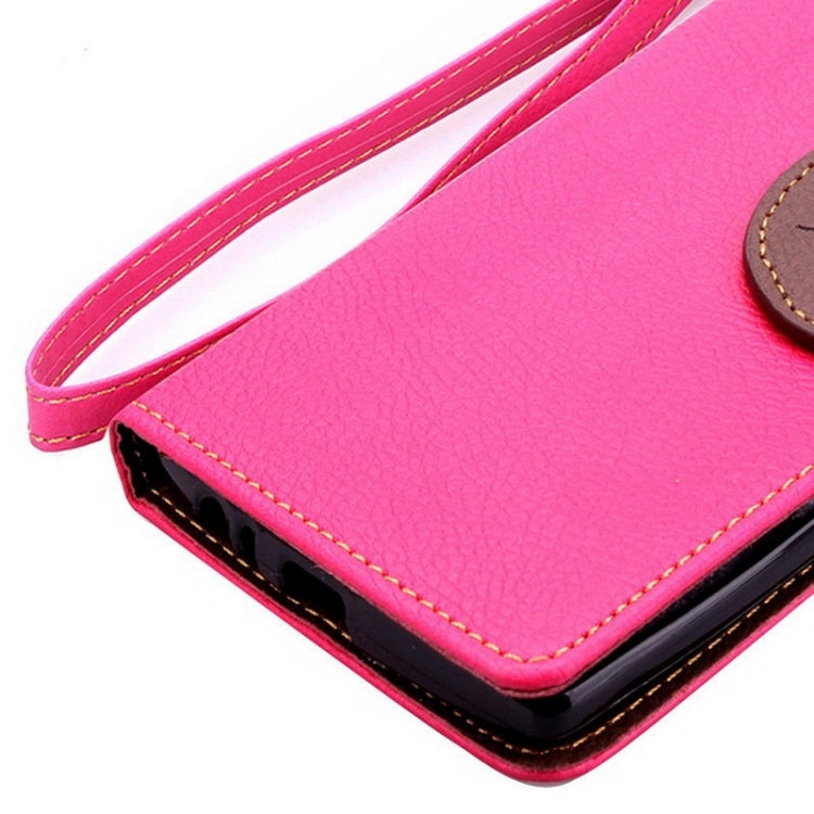 Leaf Magnetic Snap Litchi Texture Horizontal Flip Leather Case with Card Slots & Wallet & Holder & Lanyard for LG G4