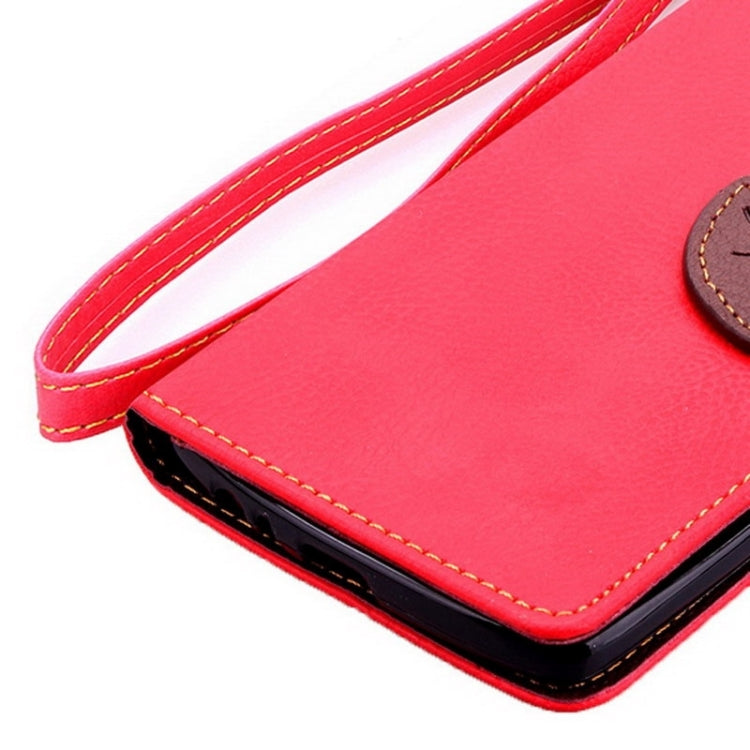 Leaf Magnetic Snap Litchi Texture Horizontal Flip Leather Case with Card Slots & Wallet & Holder & Lanyard for LG G4