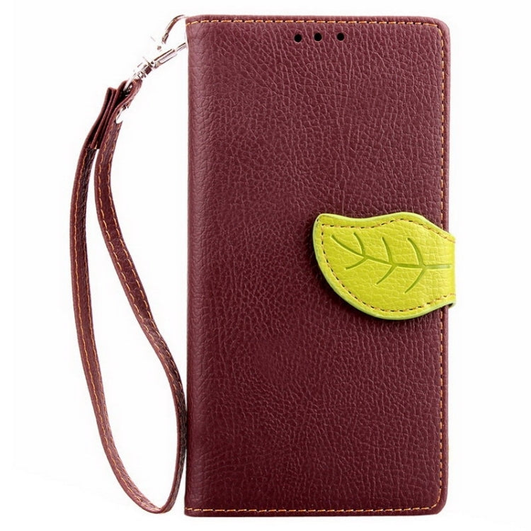 Leaf Magnetic Snap Litchi Texture Leather Case with Holder & Card Slots & Wallet for Sony Xperia Z4
