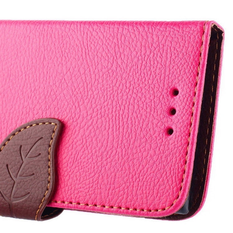 Leaf Magnetic Snap Litchi Texture Horizontal Flip Leather Case with Card Slots & Wallet & Holder & Lanyard for Nokia Lumia 730