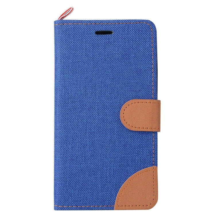 Denim Texture Horizontal Flip Leather Case with Card Slots & Holder for Lenovo A6000