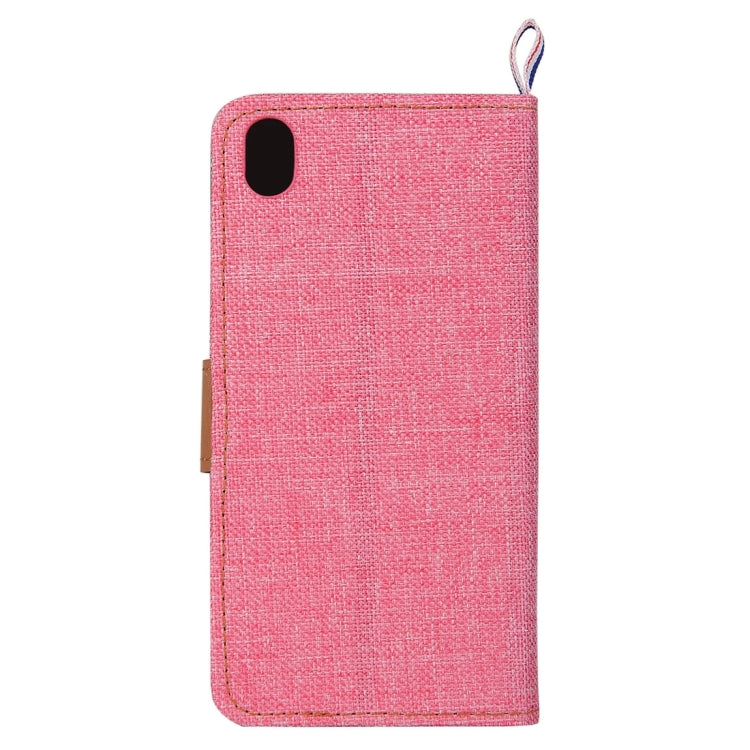 Denim Texture Horizontal Flip Leather Case with Card Slots & Holder for OnePlus X