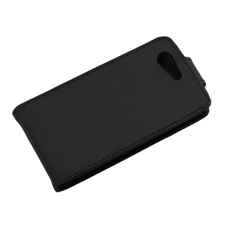 Vertical Flip Magnetic Button Leather Case for Sony Z4 Mini / Z4 Compact