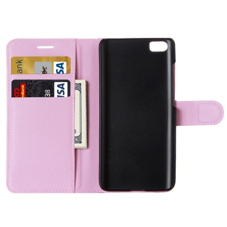 For Xiaomi Mi5 Litchi Texture Horizontal Flip Leather Case with Holder & Card Slots & Wallet