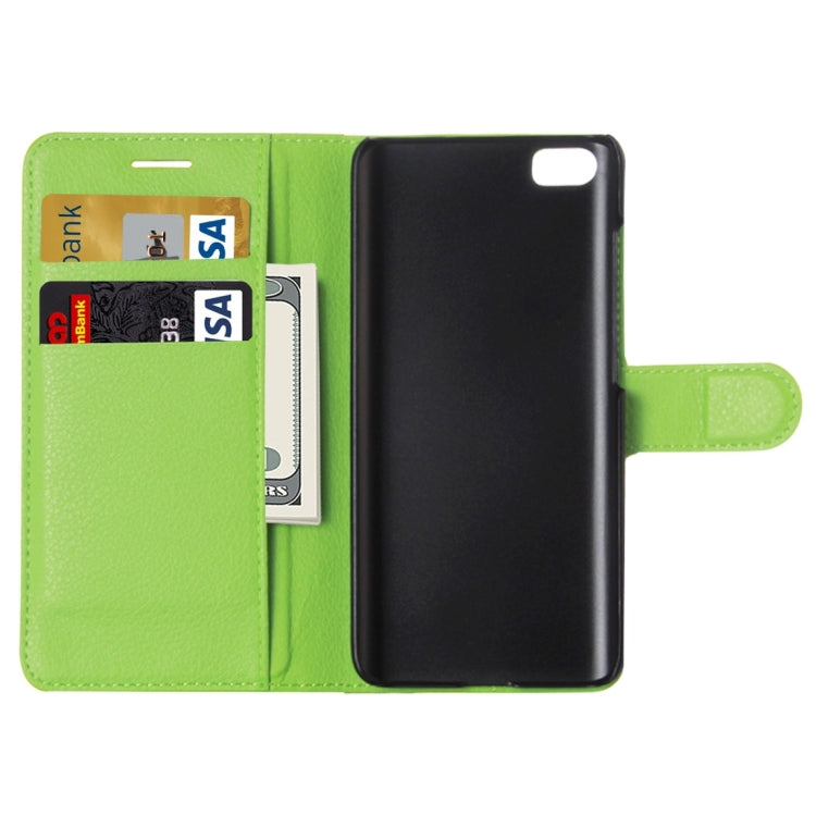 For Xiaomi Mi5 Litchi Texture Horizontal Flip Leather Case with Holder & Card Slots & Wallet