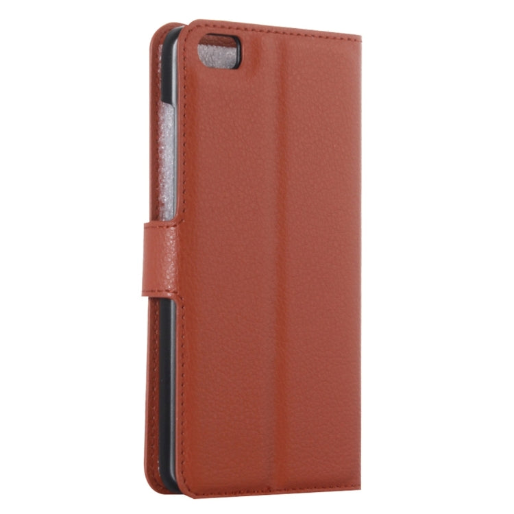 For Xiaomi Mi5 Litchi Texture Horizontal Flip Leather Case with Holder & Card Slots & Wallet