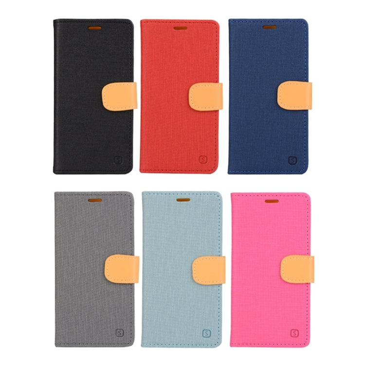 Denim Texture Horizontal Flip Solid Color Leather Case with Holder & Card Slots & Wallet for Asus Zenfone Go / ZC500TG