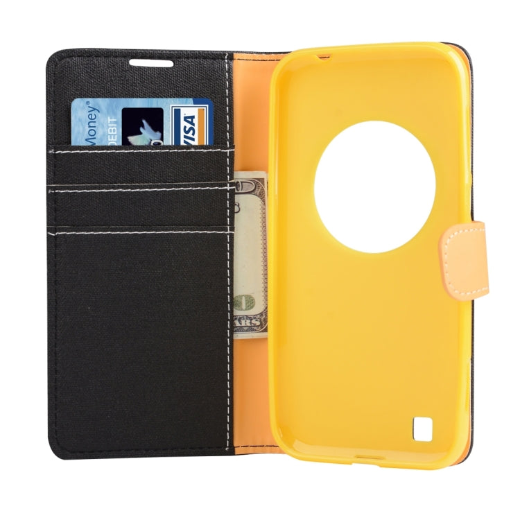 Denim Texture Horizontal Flip Solid Color Leather Case with Holder & Card Slots & Wallet for Asus ZenFone Zoom / ZX551ML