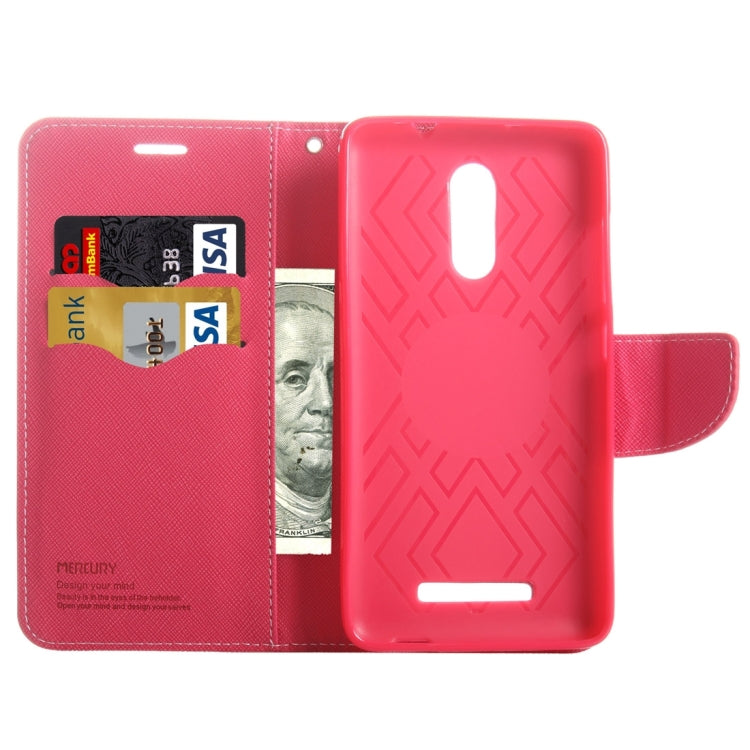 For Xiaomi Redmi Note 3 Matching Color Cross Texture Flip Leather Case with Holder & Card Slots & Wallet