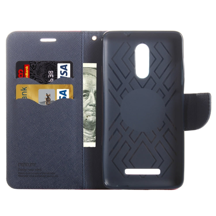 For Xiaomi Redmi Note 3 Matching Color Cross Texture Flip Leather Case with Holder & Card Slots & Wallet