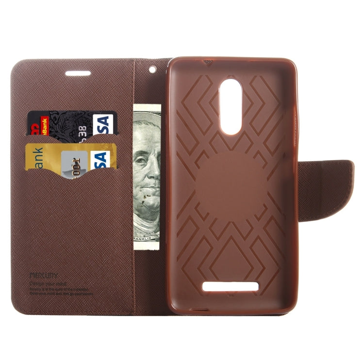 For Xiaomi Redmi Note 3 Matching Color Cross Texture Flip Leather Case with Holder & Card Slots & Wallet