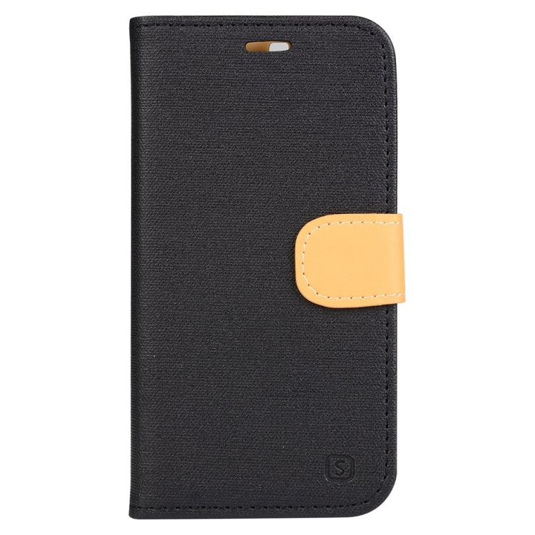 Denim Texture Horizontal Flip Solid Color Leather Case with Holder & Card Slots & Wallet for Doogee X5 (S-MPH-1005)