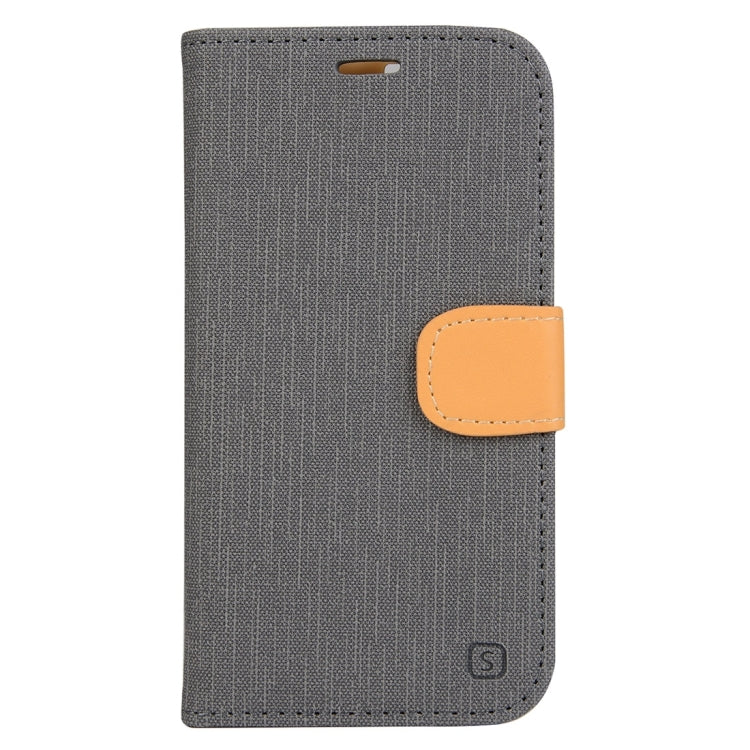 Denim Texture Horizontal Flip Solid Color Leather Case with Holder & Card Slots & Wallet for Doogee X5 (S-MPH-1005)