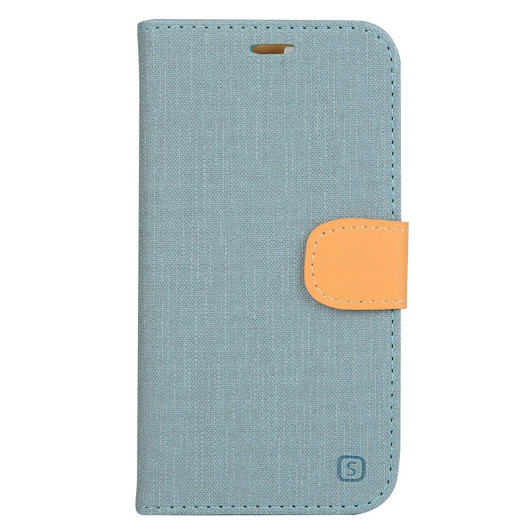 Denim Texture Horizontal Flip Solid Color Leather Case with Holder & Card Slots & Wallet for Doogee X5 (S-MPH-1005)