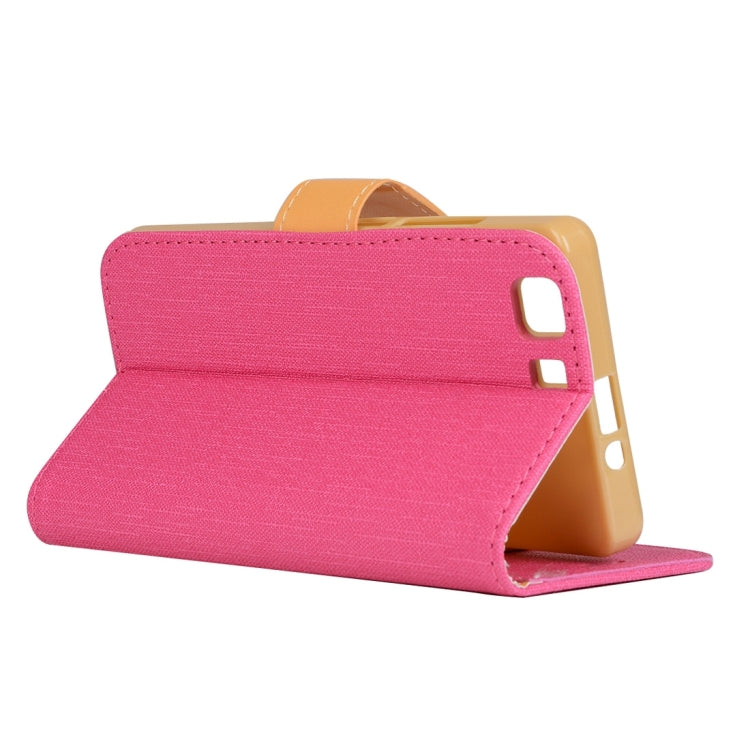 Denim Texture Horizontal Flip Solid Color Leather Case with Holder & Card Slots & Wallet for Doogee X5 (S-MPH-1005)