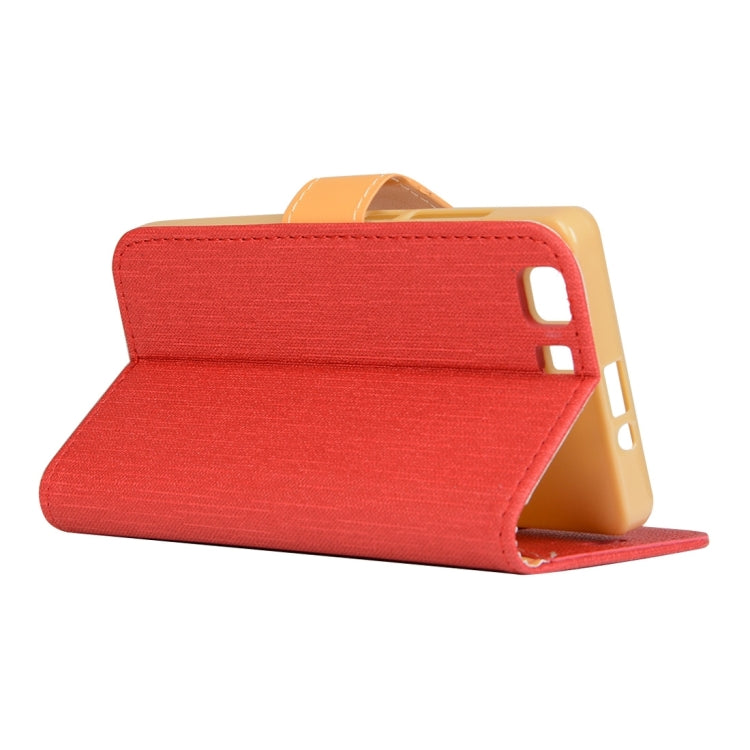 Denim Texture Horizontal Flip Solid Color Leather Case with Holder & Card Slots & Wallet for Doogee X5 (S-MPH-1005)