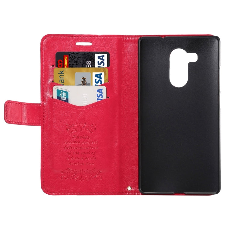 For Huawei Mate 8 Lambskin Texture Horizontal Flip Leather Case with Holder & Lanyard & Card Slots