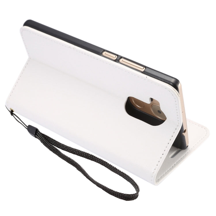 For Huawei Mate 8 Lambskin Texture Horizontal Flip Leather Case with Holder & Lanyard & Card Slots