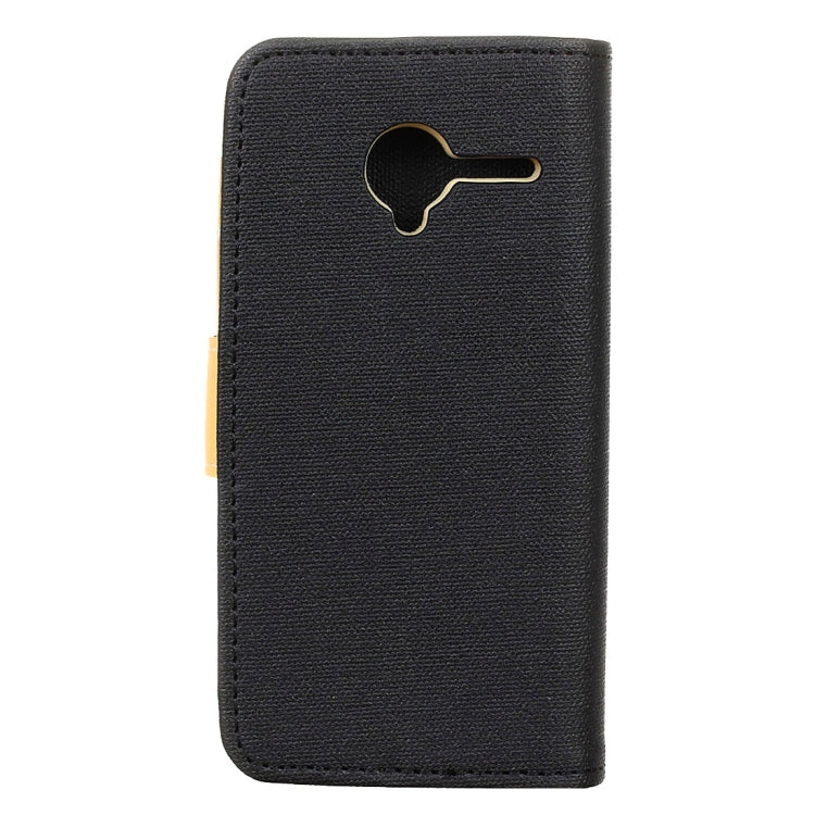 Denim Texture Horizontal Flip Solid Color Leather Case with Holder & Card Slots & Wallet for Vodafone Smart Speed 6