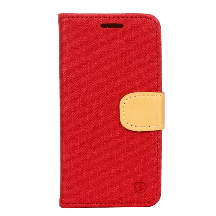 Denim Texture Horizontal Flip Solid Color Leather Case with Holder & Card Slots & Wallet for Vodafone Smart Speed 6