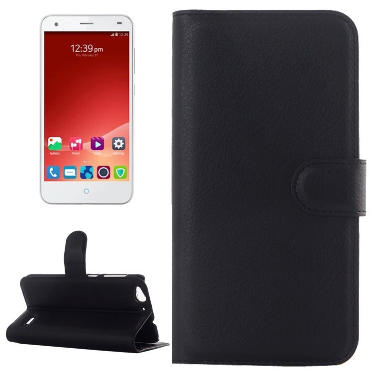 Horizontal Flip Solid color Leather Case with Card Slots & Holder & Wallet for ZTE Blade S6