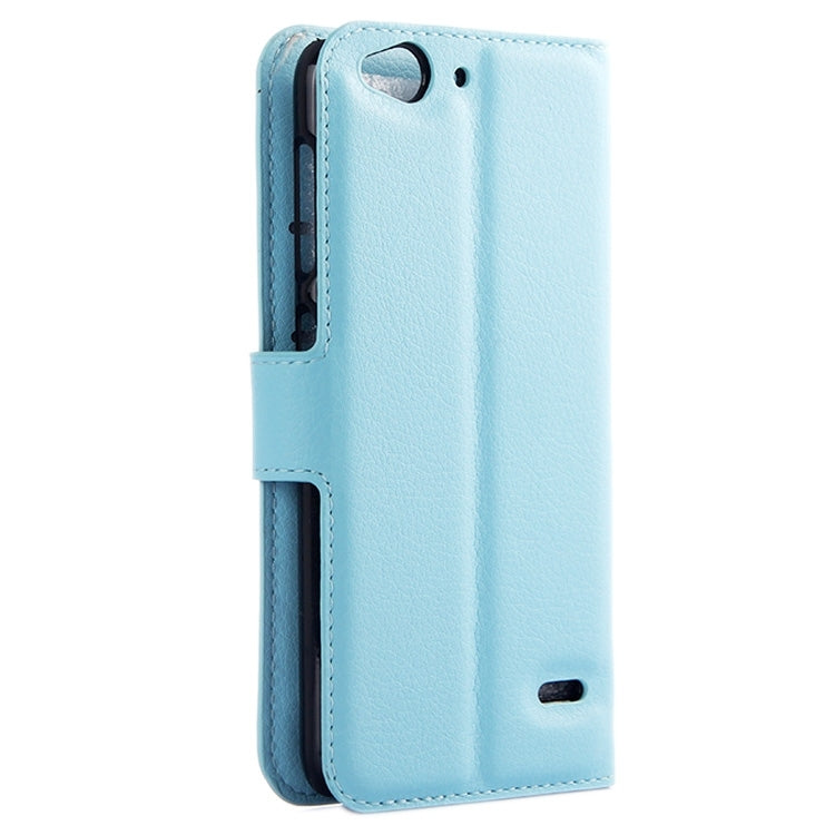 Horizontal Flip Solid color Leather Case with Card Slots & Holder & Wallet for ZTE Blade S6