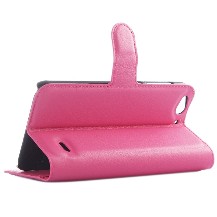 Horizontal Flip Solid color Leather Case with Card Slots & Holder & Wallet for ZTE Blade S6