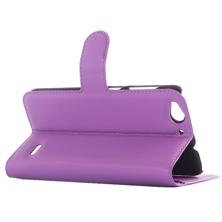 Horizontal Flip Solid color Leather Case with Card Slots & Holder & Wallet for ZTE Blade S6