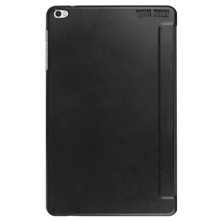 9.6 Inch Karst Texture Horizontal Flip Solid Color Leather Case with Three-Folding Holder for Huawei Honor Play Note 9.6