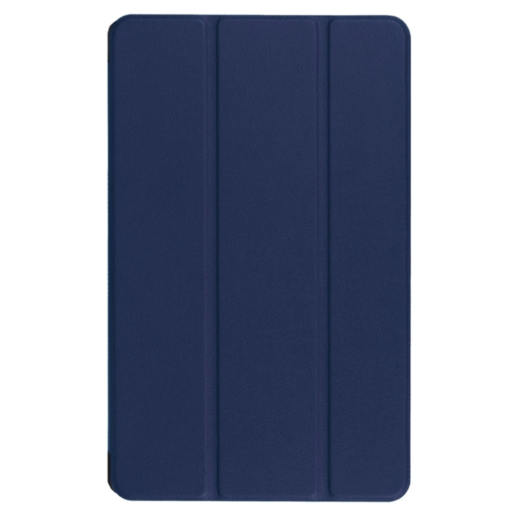9.6 Inch Karst Texture Horizontal Flip Solid Color Leather Case with Three-Folding Holder for Huawei Honor Play Note 9.6