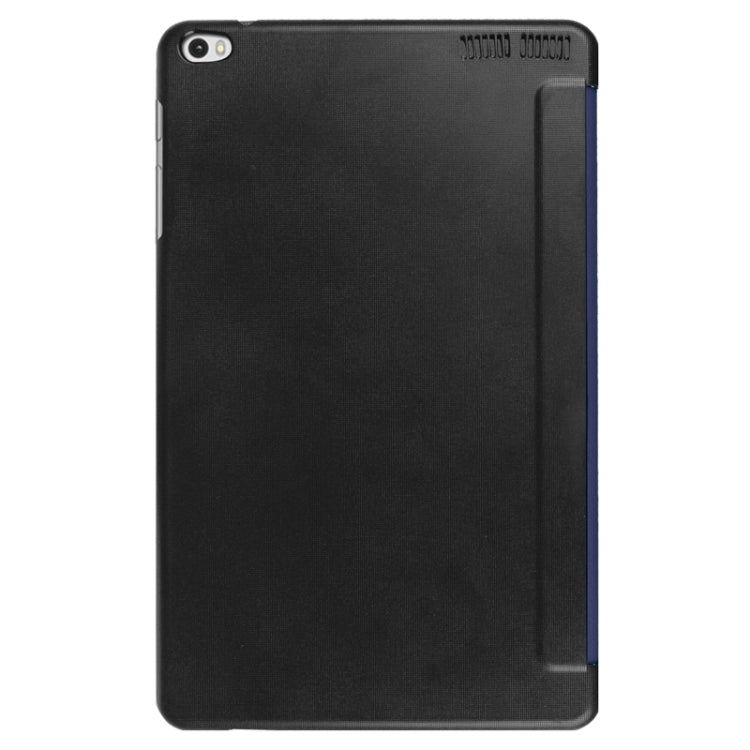 9.6 Inch Karst Texture Horizontal Flip Solid Color Leather Case with Three-Folding Holder for Huawei Honor Play Note 9.6