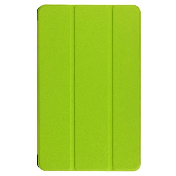 9.6 Inch Karst Texture Horizontal Flip Solid Color Leather Case with Three-Folding Holder for Huawei Honor Play Note 9.6