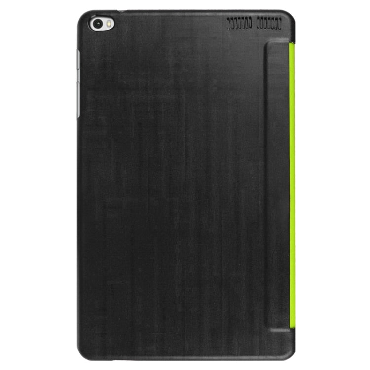 9.6 Inch Karst Texture Horizontal Flip Solid Color Leather Case with Three-Folding Holder for Huawei Honor Play Note 9.6