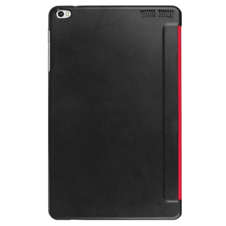 9.6 Inch Karst Texture Horizontal Flip Solid Color Leather Case with Three-Folding Holder for Huawei Honor Play Note 9.6