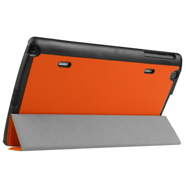 8.3 Inch Karst Texture Horizontal Flip Solid Color Leather Case with Three-Folding Holder for LG G Pad X8.3