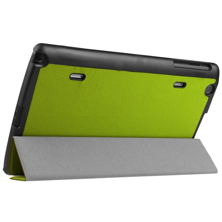 8.3 Inch Karst Texture Horizontal Flip Solid Color Leather Case with Three-Folding Holder for LG G Pad X8.3