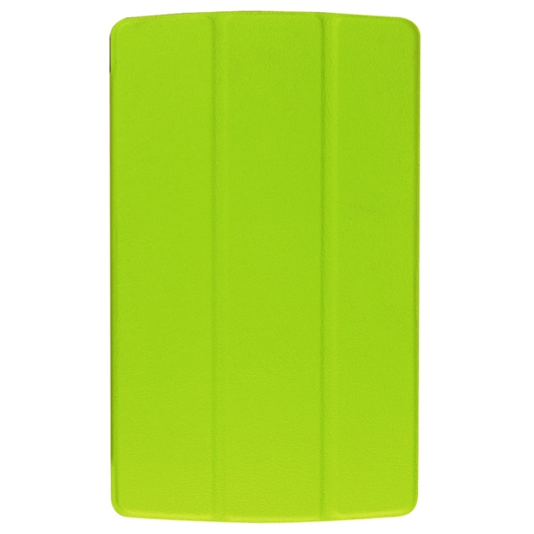 8.3 Inch Karst Texture Horizontal Flip Solid Color Leather Case with Three-Folding Holder for LG G Pad X8.3