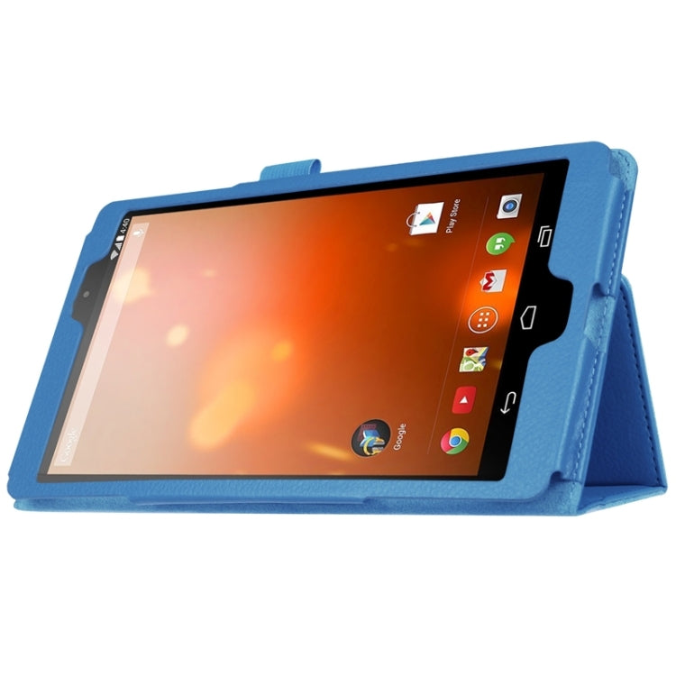 8.3 Inch Litchi Texture Horizontal Flip Solid Color Leather Case with Holder for LG G Pad X8.3